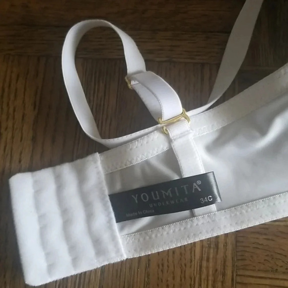 NWT White Push Up Padded Bra 34C - Picture 3 of 9